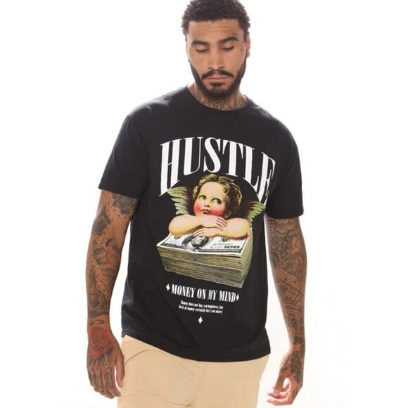 Fashion Nova Men's Mo Money Graphic Short Sleeve T-Shirt - XXL - Picture 1 of 5